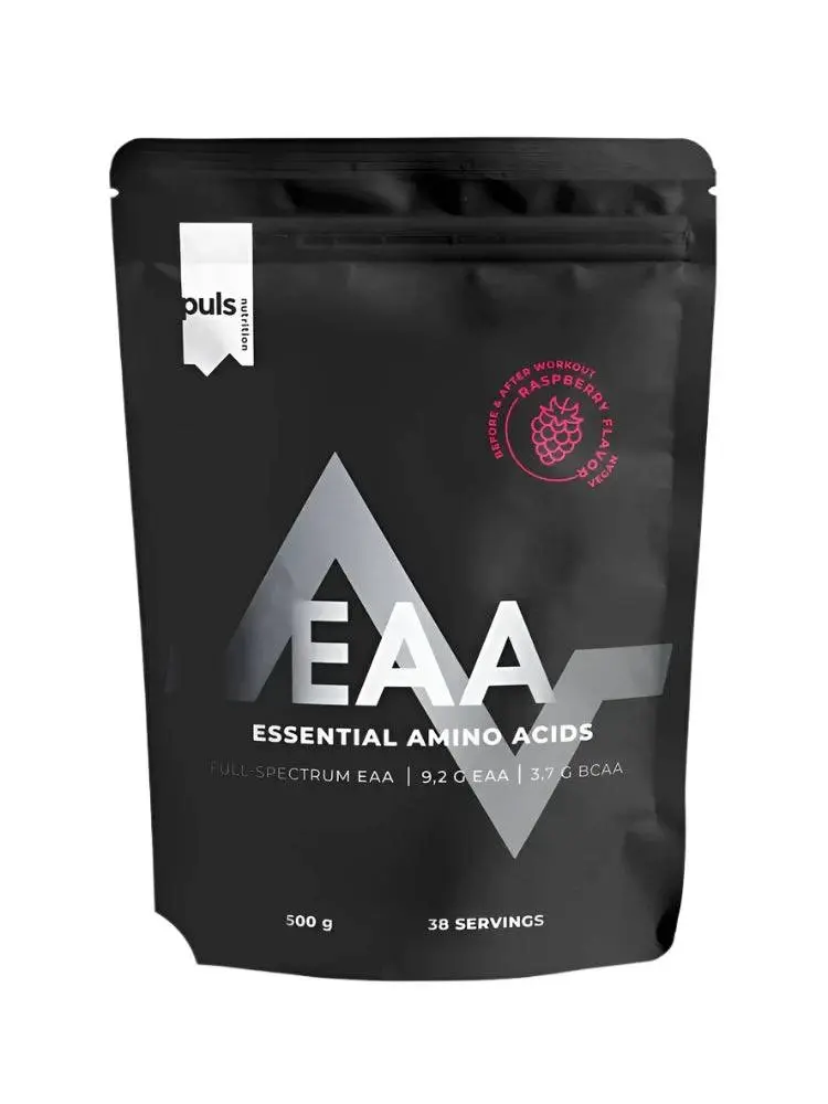 Puls Nutrition EAA 500 g - Aminohappojauhe Vadelma