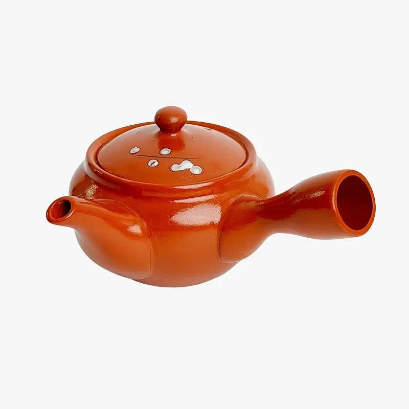 Punainen Kyusu japanilainen teekannu