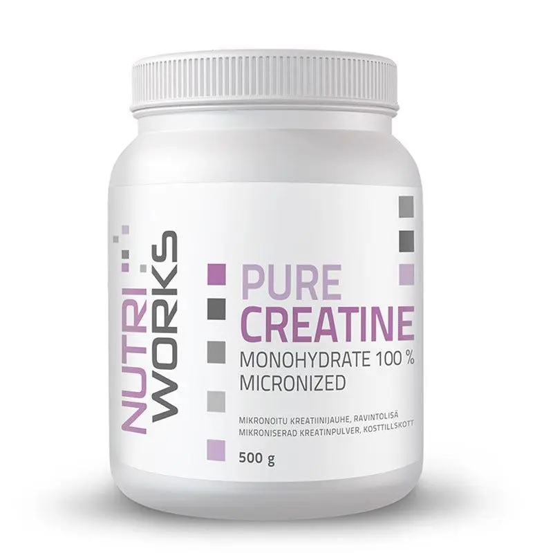 Pure Kreatiiini Monohydrate 100 % 500g, Nutri Works