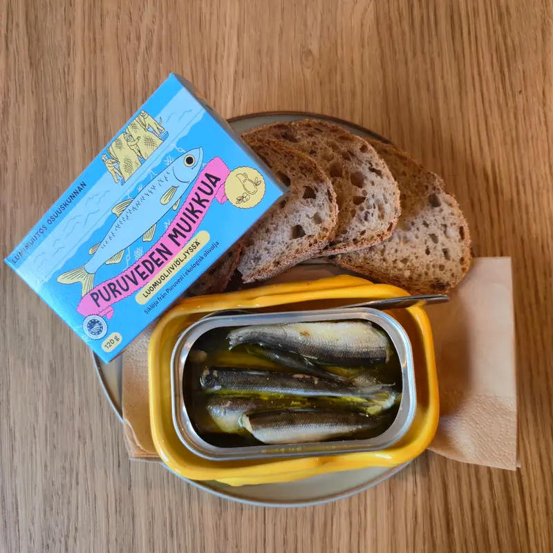 Puruveden Muikku luomu oliiviöljyssä