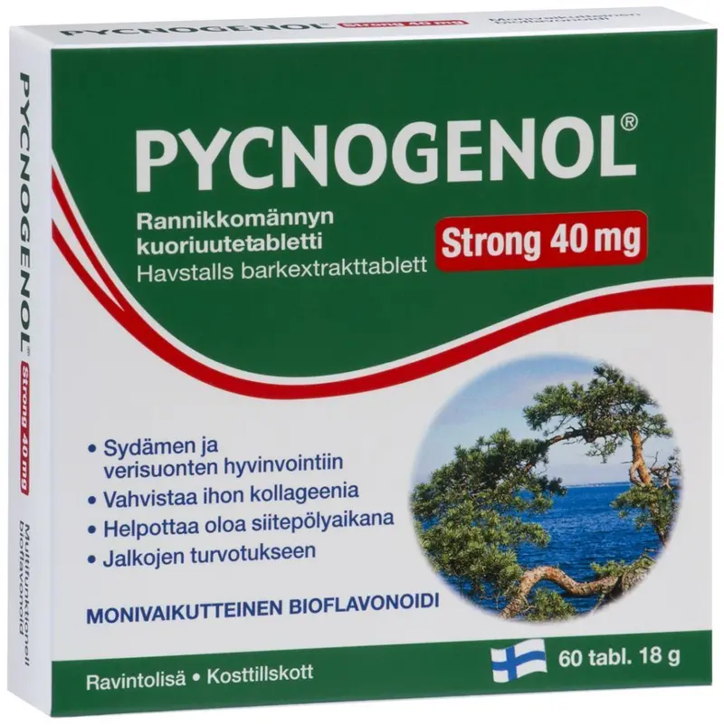 Pycnogenol Strong 40mg rannikkomännyn kuoriuute 60tabl.