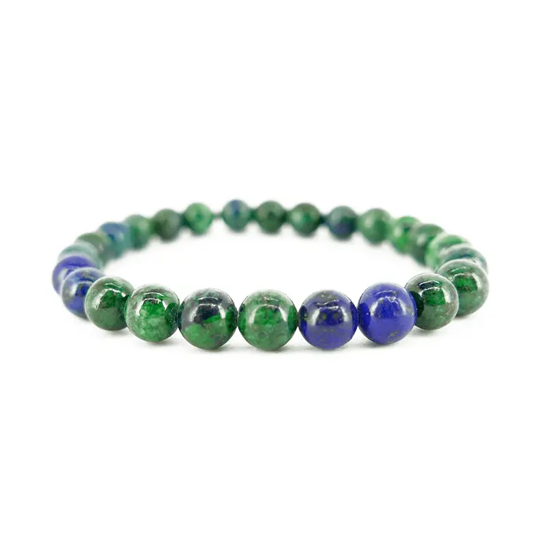 Rannekoru 8mm Azurite with Malachite