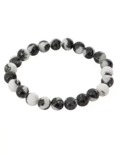 Rannekoru 8mm Zebra Jasper