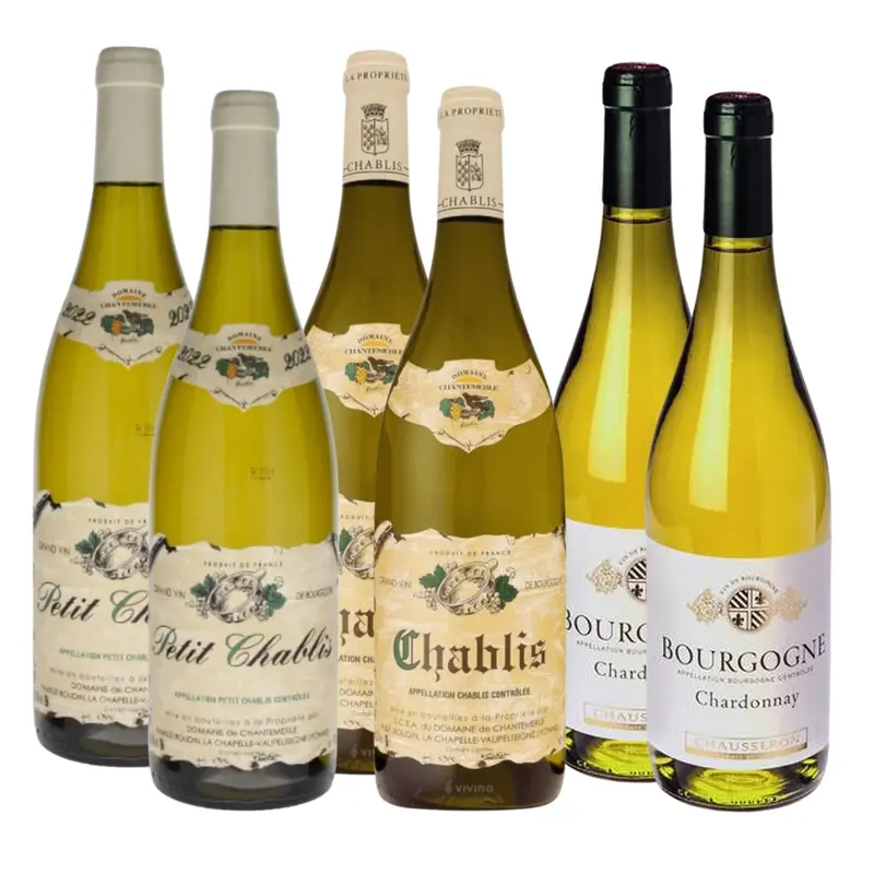 Ranskalainen Chardonnay -maistelulaatikko