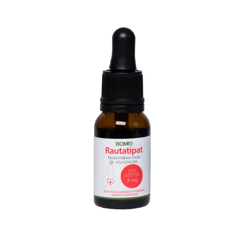 Rautatipat, 15 ml