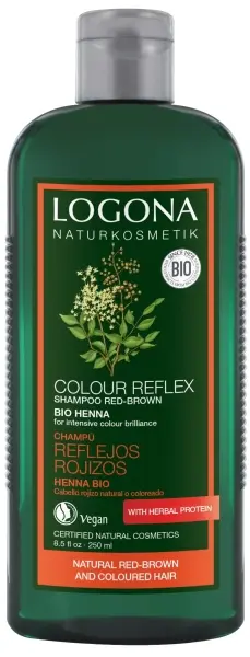 Red-brown henna shampoo, 250 ml
