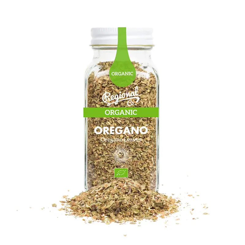 Regional Luomu Oregano – lasinen uudelleentäytettävä sirotin (16 g)