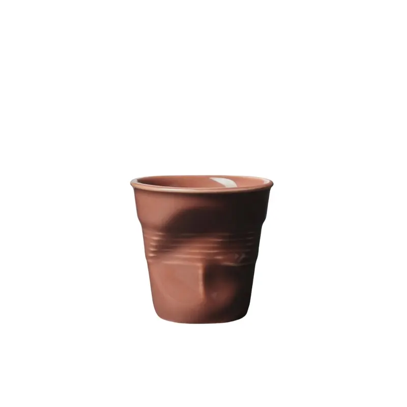 Revol Froissé -espressokuppi 8 cl maitosuklaa