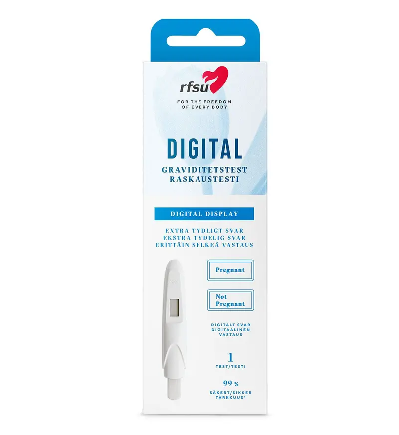RFSU Digitaalinen Raskaustesti