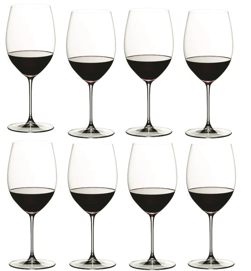 Riedel Veritas Cabernet -punaviinilasin 6 + 2 Bonuspakkaus