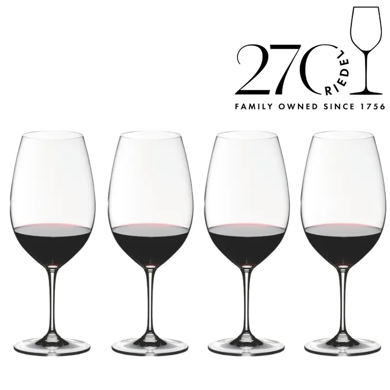 Riedel Vinum Shiraz/Syrah -punaviinilasi 3 + 1 270v juhlapakkaus
