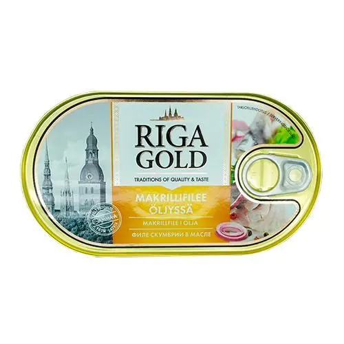 Riga Gold Makrillifilee Öljyssä