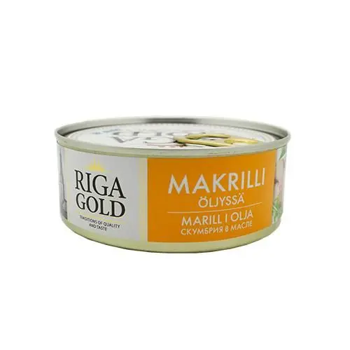Riga Gold Makrillipala Öljyssä