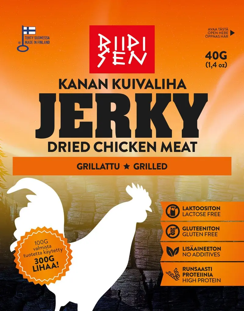 Riipisen Kanan Kuivaliha Grillattu