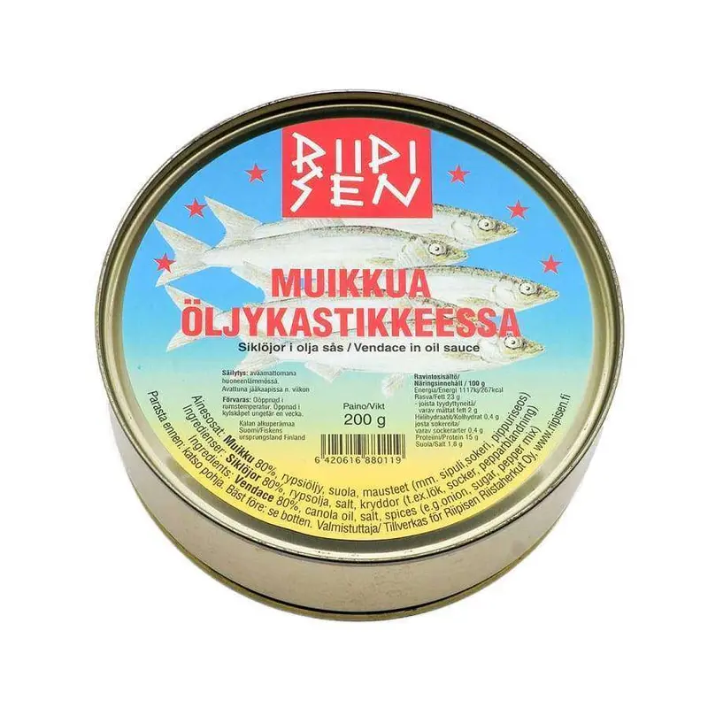 Riipisen Vendace In Oil Sauce