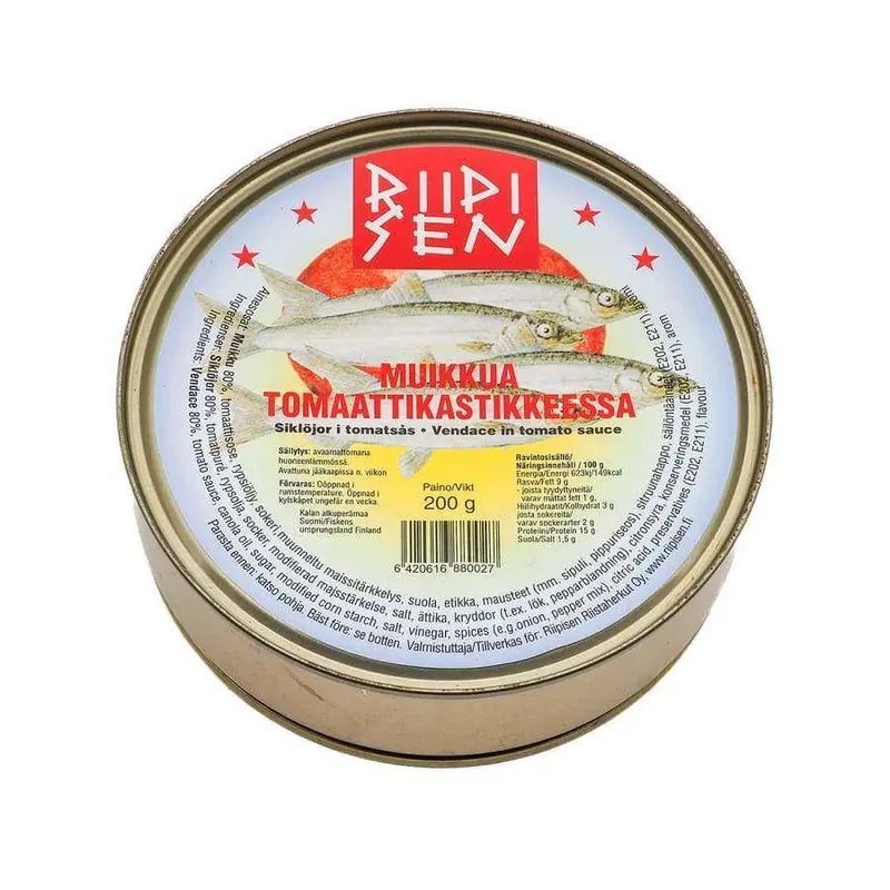 Riipisen Vendace In Tomato Sauce