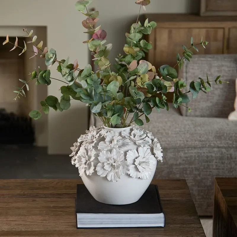 Rivièra Maison Blossom Vase white L