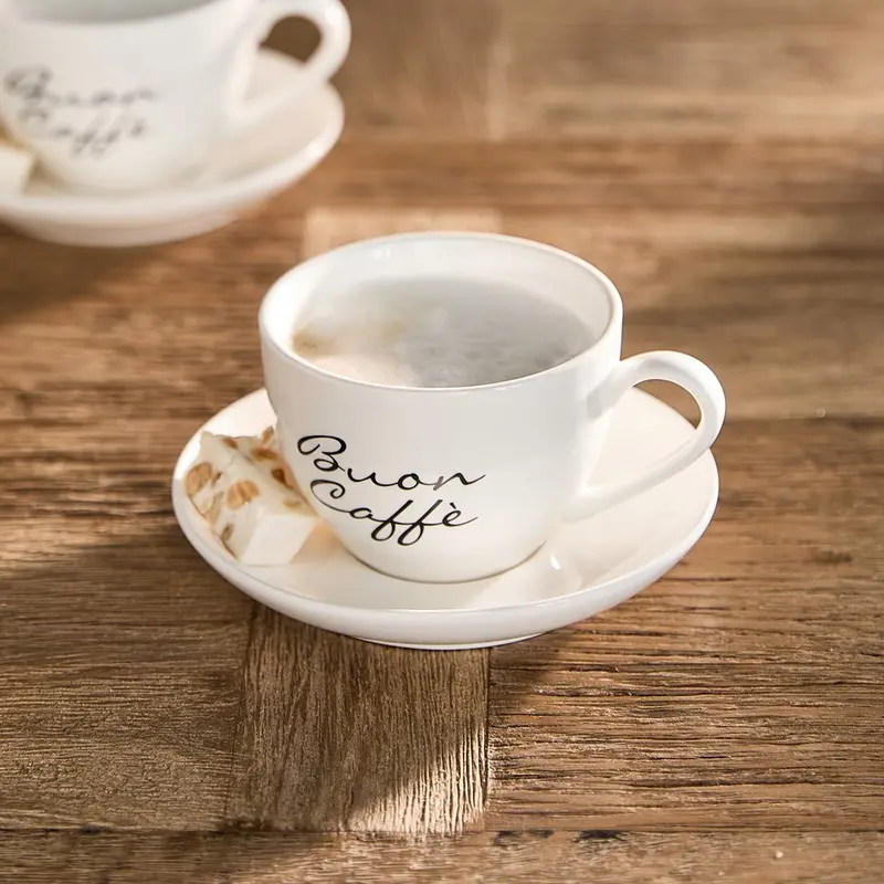 Rivièra Maison Buon Caffè Cup & Saucer