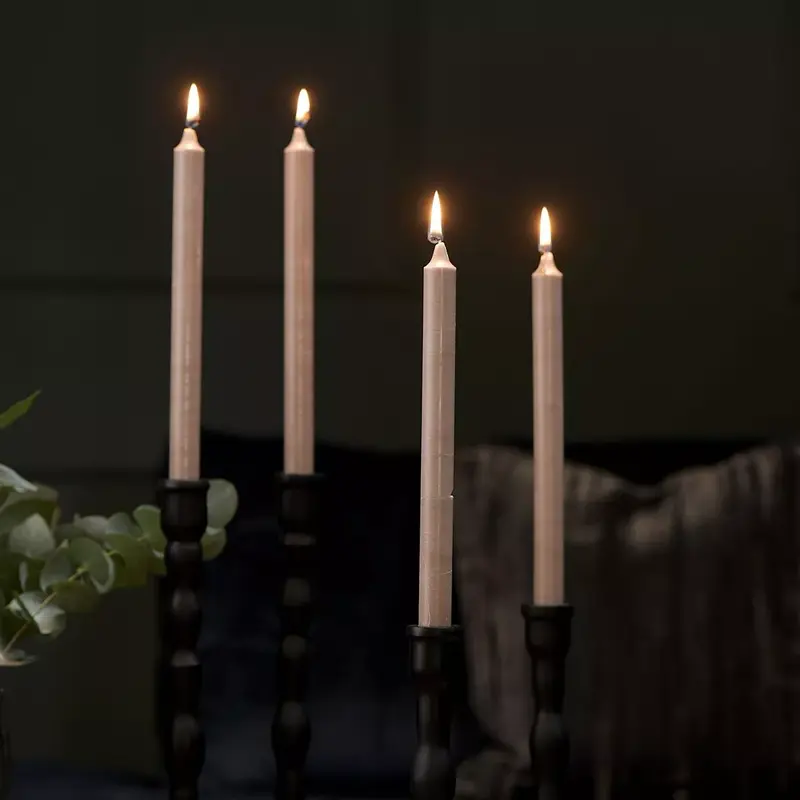 Rivièra Maison Dinner Candles ECO flax 4kpl