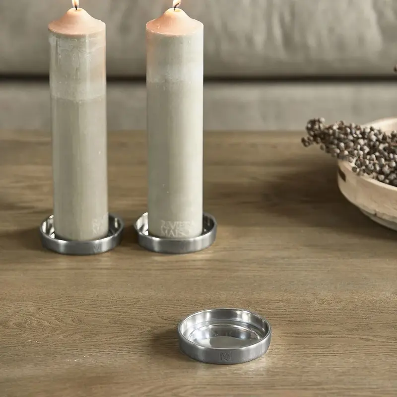 Rivièra Maison Maxime Candle Platter silver S