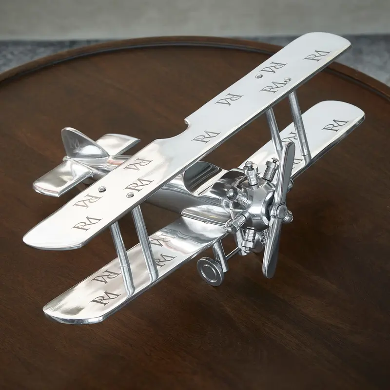 Rivièra Maison Monogram Airplane Statue