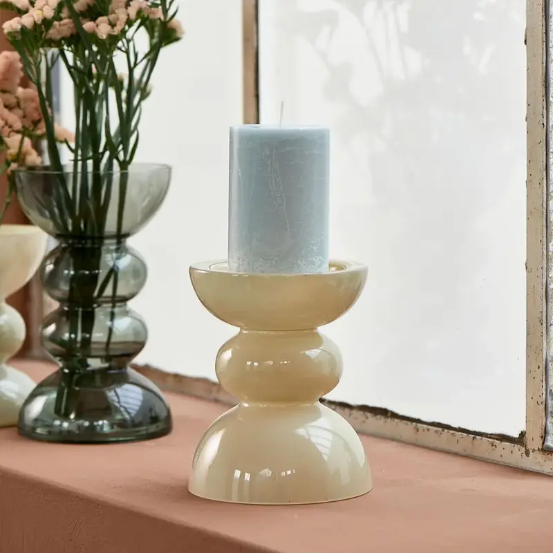 Rivièra Maison Pillar Candle ECO blue 7*10cm