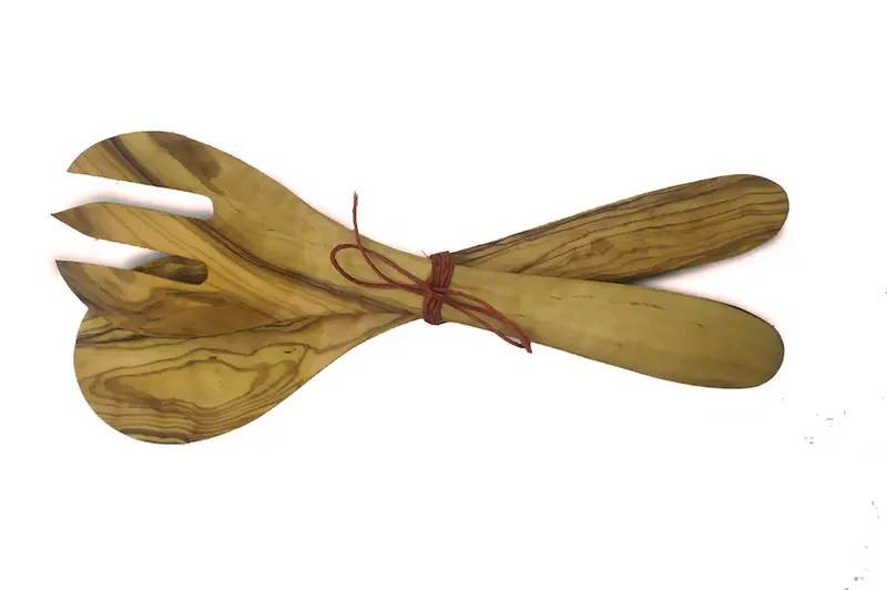 Rizes salaattiottimet, 27 cm oliivipuuta