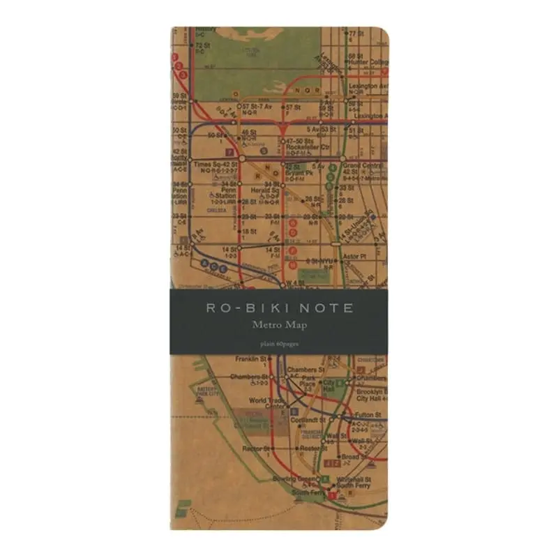Ro-Biki Muistiinpanovälineet Metro Map