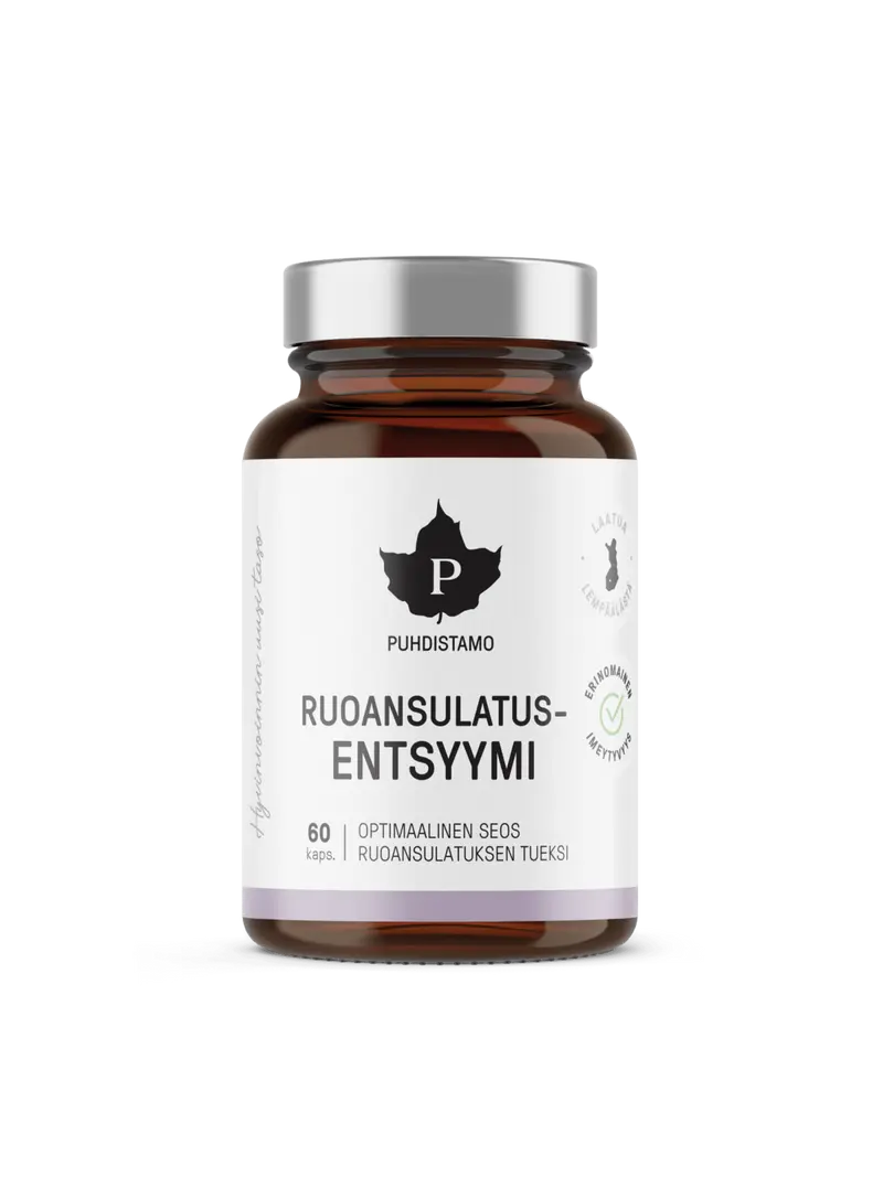 Ruoansulatusentsyymi - 60 kaps