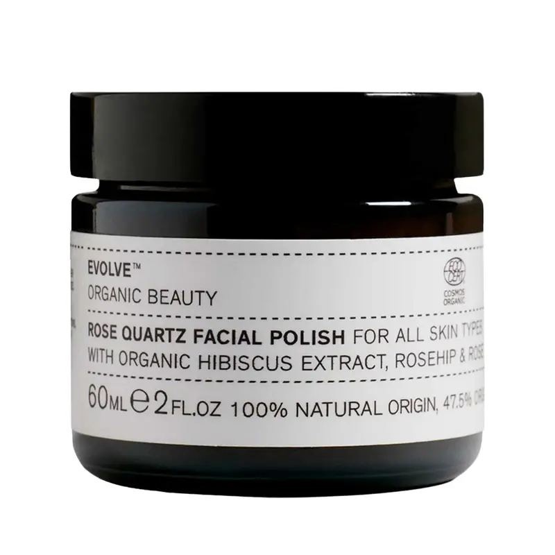 Ruusu-kvartsi -kasvokuorinta (Rose Quartz Facial Polish), 60 ml