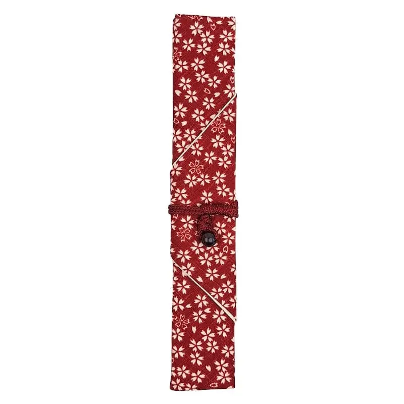 Sakura Red Japanilaiset syömäpuikot Case