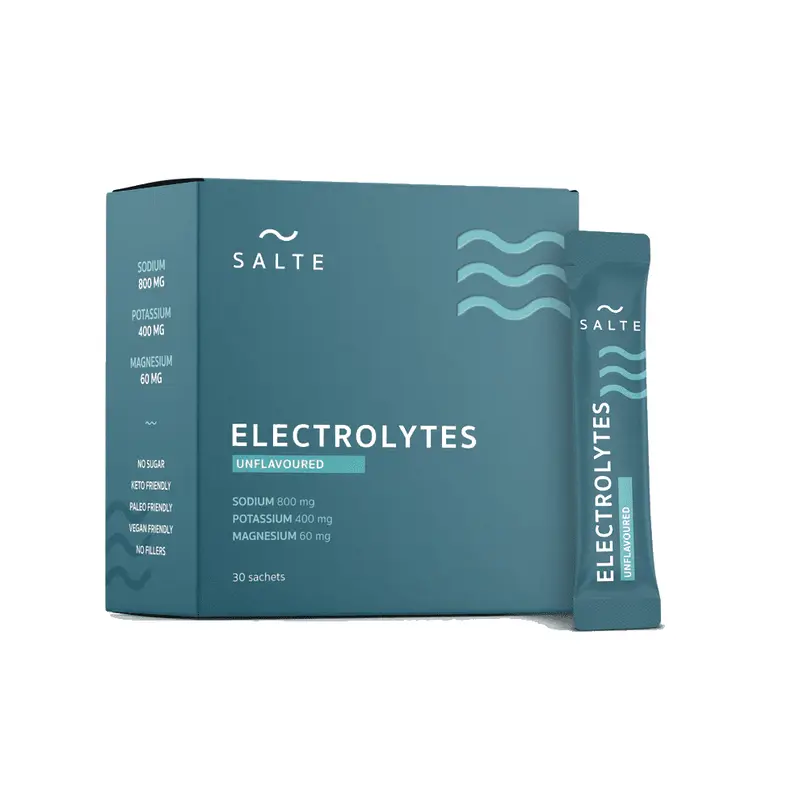 SALTE Elektrolyyttijauhe Maustamaton - 30 annospss.
