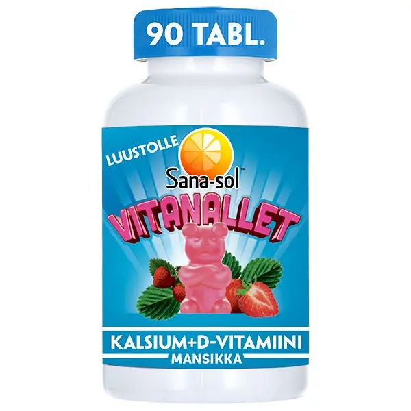 Sana-sol Vitanallet Kalsium+D-vitamiini