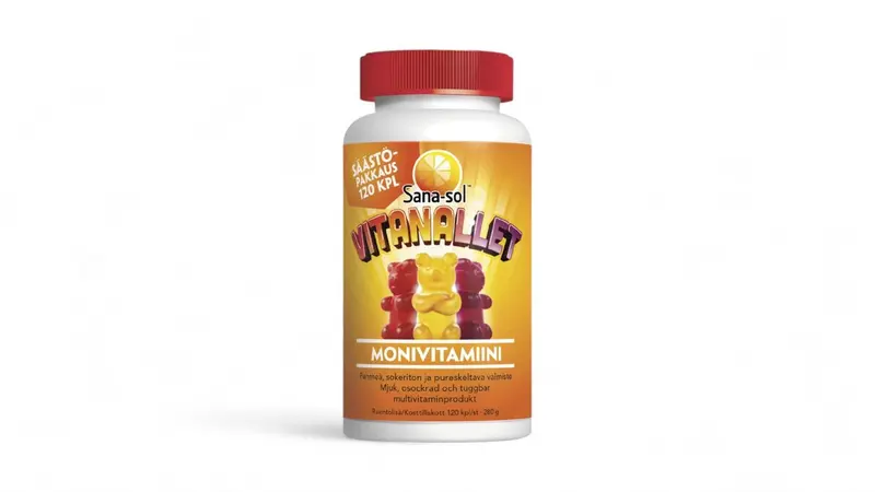 Sana-sol vitanallet monivitamiini 120kpl