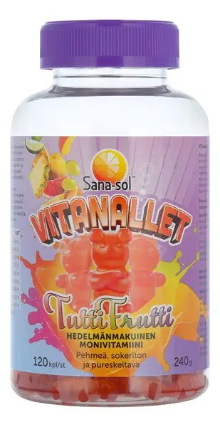 Sana-sol Vitanallet Tuttifrutti