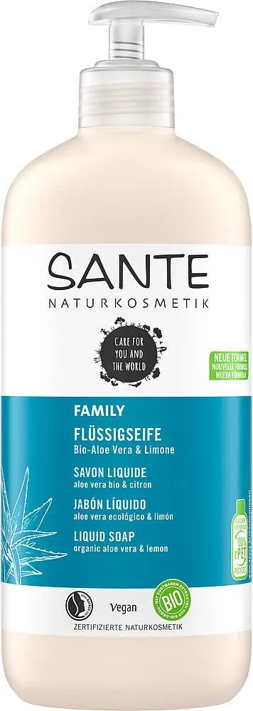 Sante Family Nestesaippua Aloe Vera & Lime