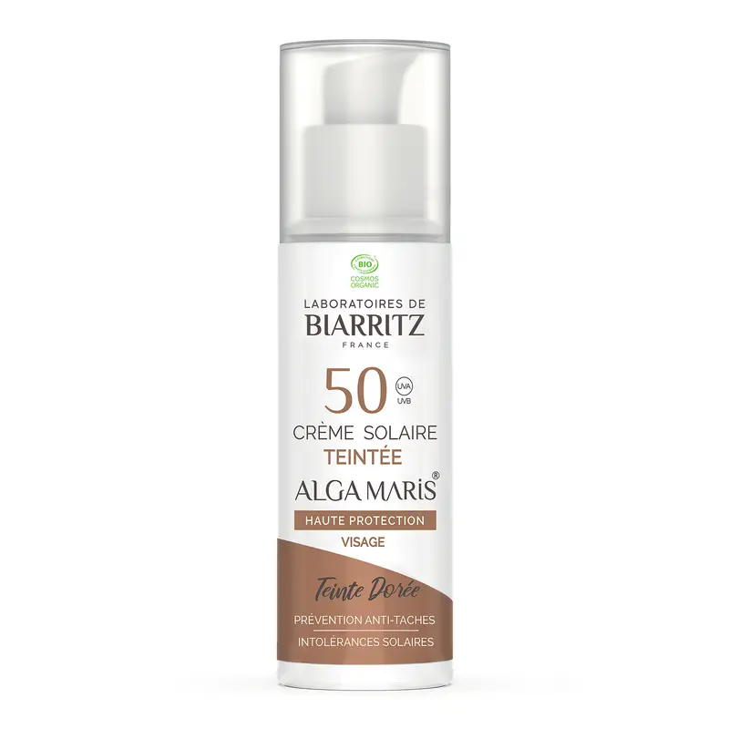 Sävyttävä aurinkovoide kasvoille SPF50 Golden, 50 ml