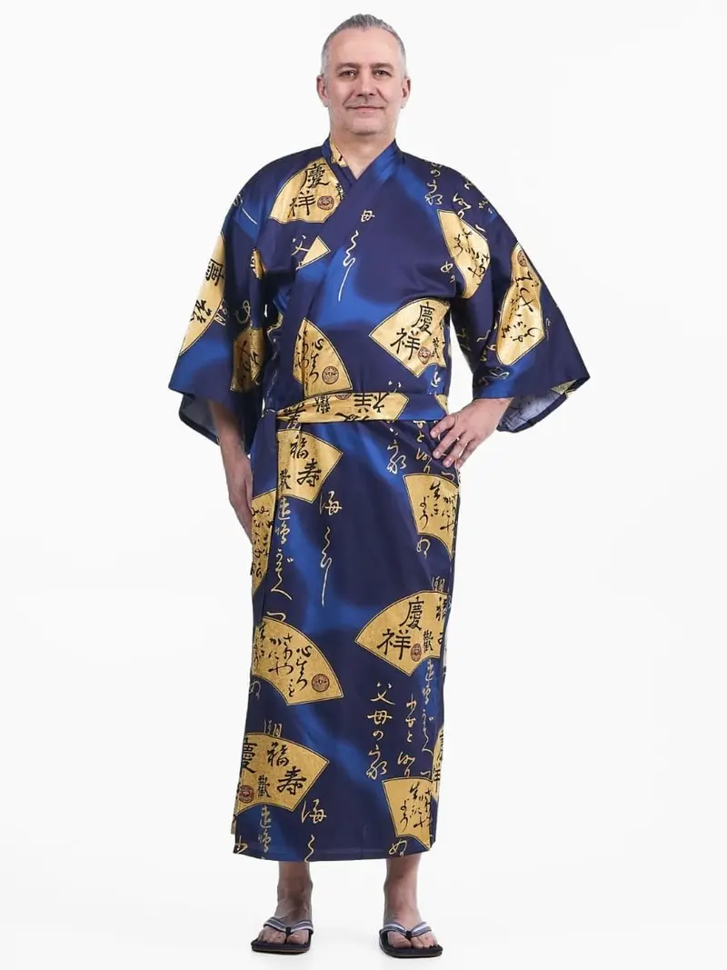 Sensu Gold Japanilainen miesten Kimono