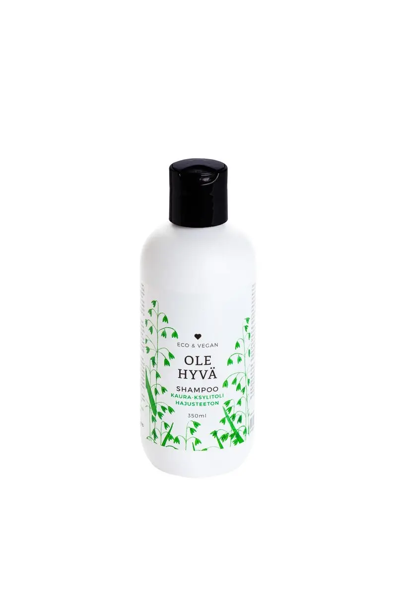 Shampoo, kaura-ksylitoli, hajusteeton, 350 ml