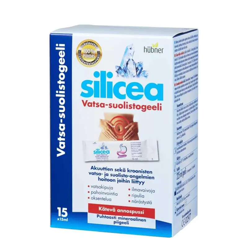 Silicean Vatsa- ja suolistogeeli 15pss
