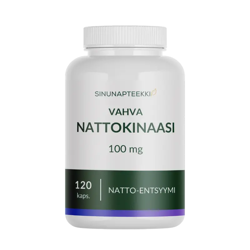 Sinunapteekin Vahva Nattokinaasi 100 mg 120 kaps. - Toimituskatkos