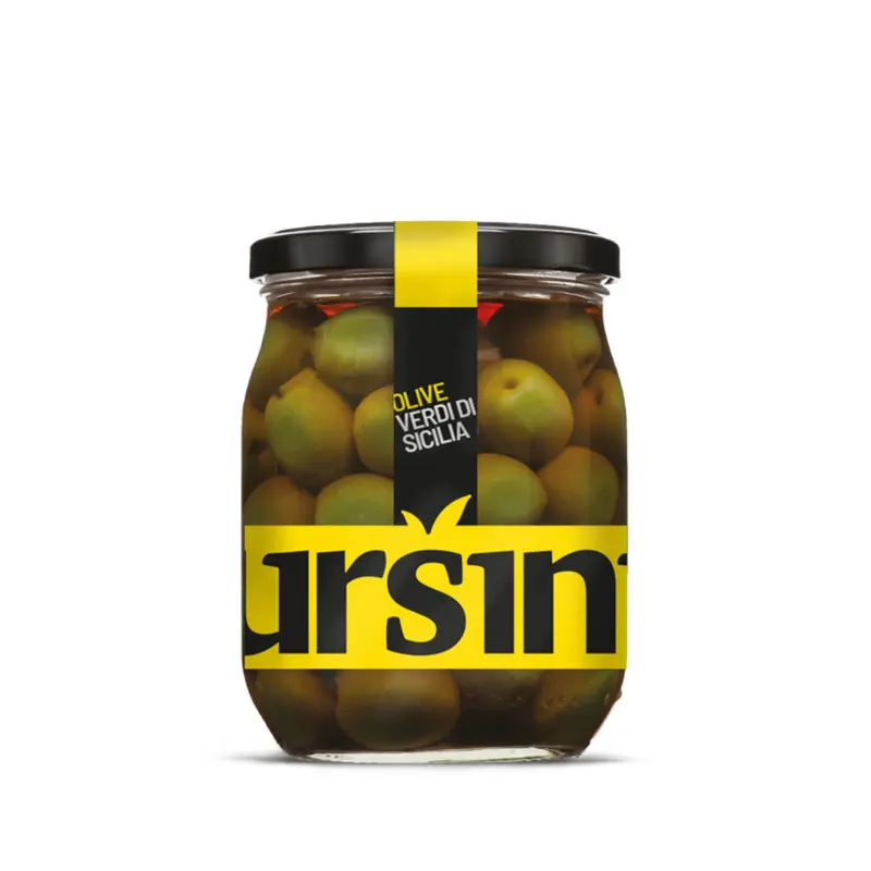 Sisilian vihreät oliivit suolaliemessä | 550g