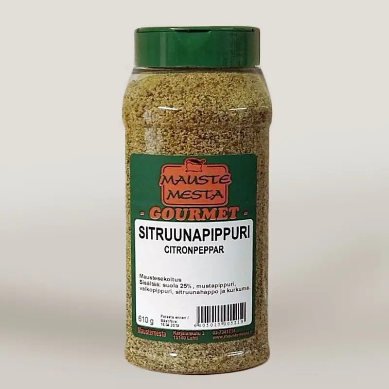 Sitruunapippuri purkki 610g
