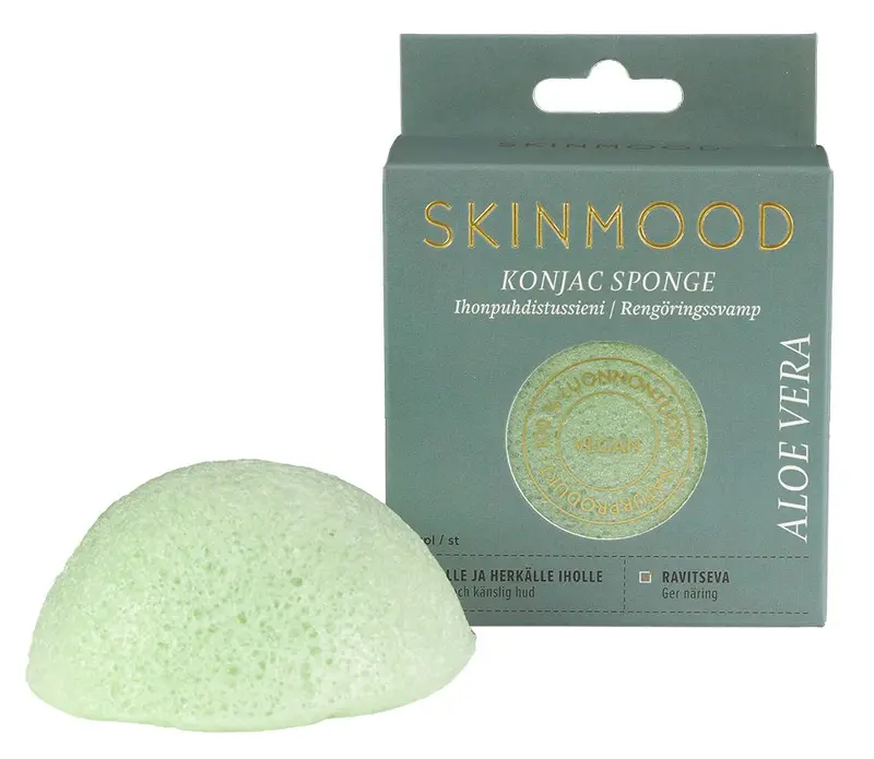 SkinMood Magical Konjac Sponge Aloe