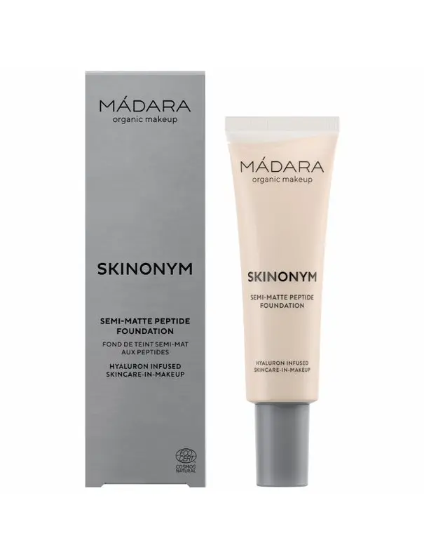 Skinonym Semi-Matte Peptide, #10 Porcelain, 30 ml - meikkivoide