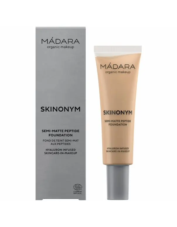 Skinonym Semi-Matte Peptide, #40 Sand, 30 ml - meikkivoide