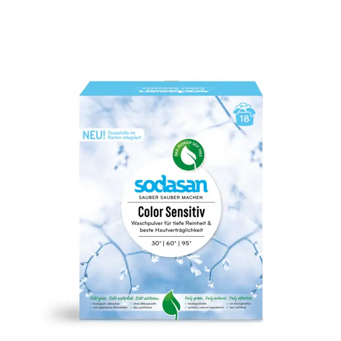 Sodasan Colour Pyykinpesujauhe Sensitive 1,01kg