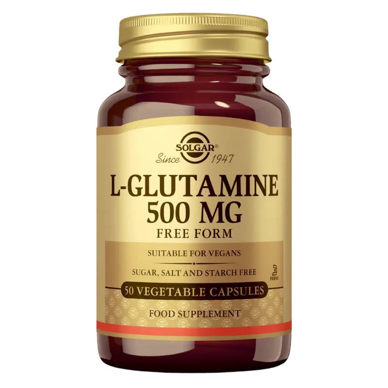 Solgar L-Glutamine 500 mg - Glutamiini 50 kaps.
