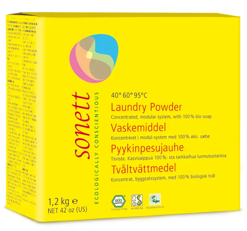 Sonett Pyykinpesujauhe 1,2kg