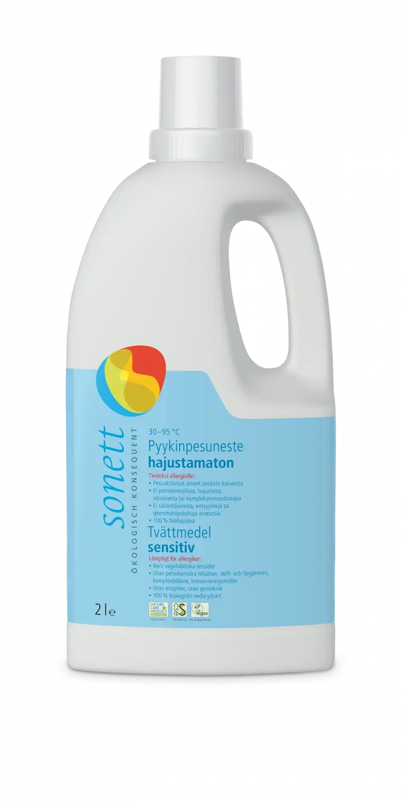 Sonett Pyykinpesuneste Hajusteeton, 2000ml